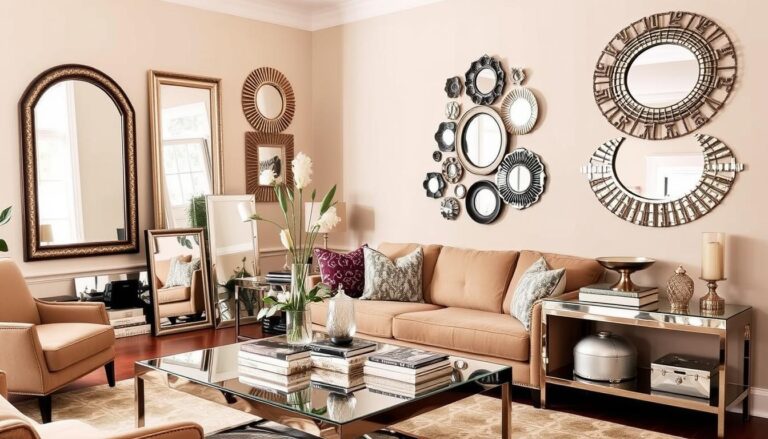How to use mirrors in decoration effectively?