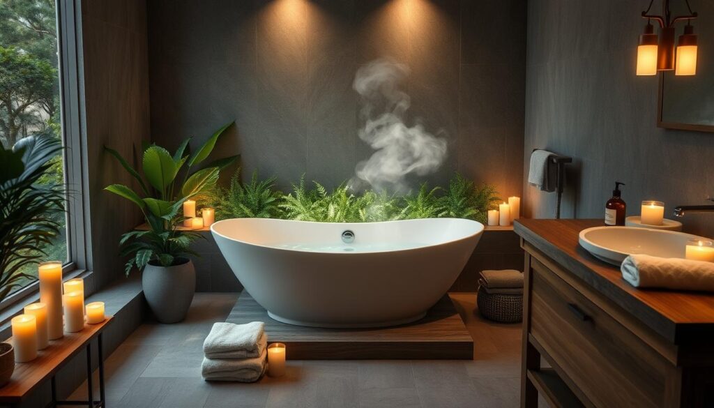 creating a spa-like atmosphere