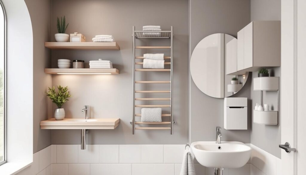 creative storage solutions for small bathrooms