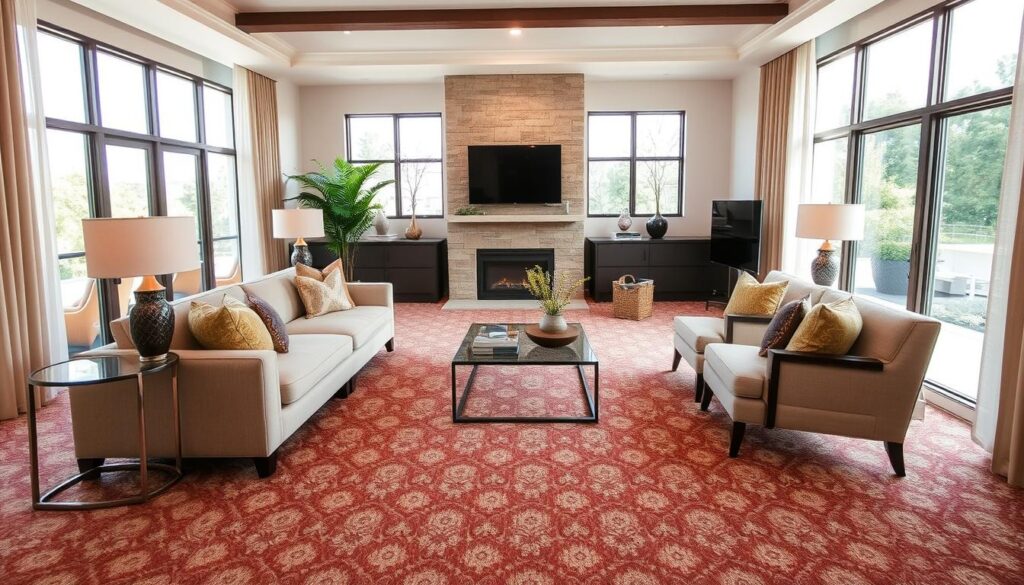 room-specific carpet choices