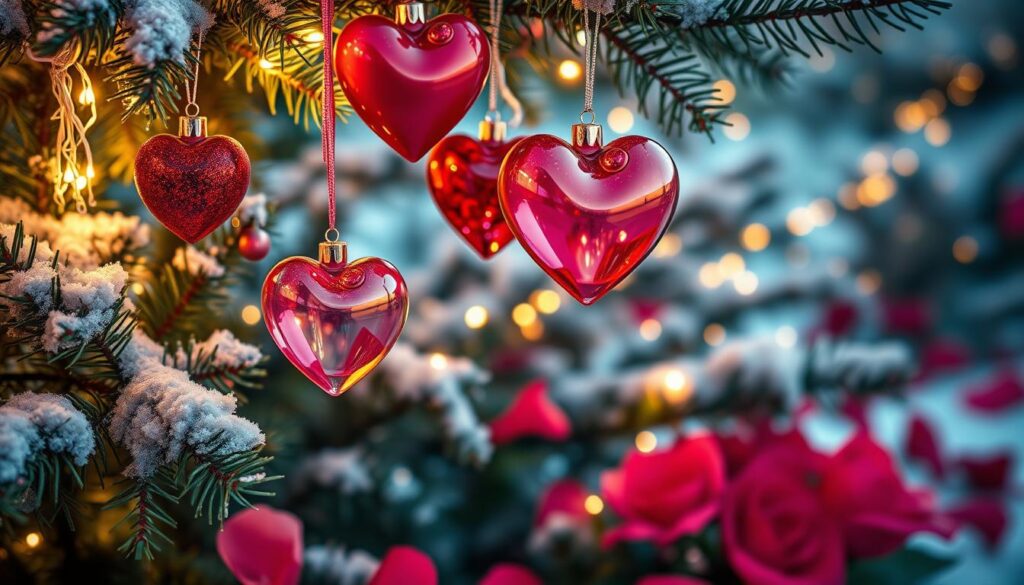 heart-shaped ornaments